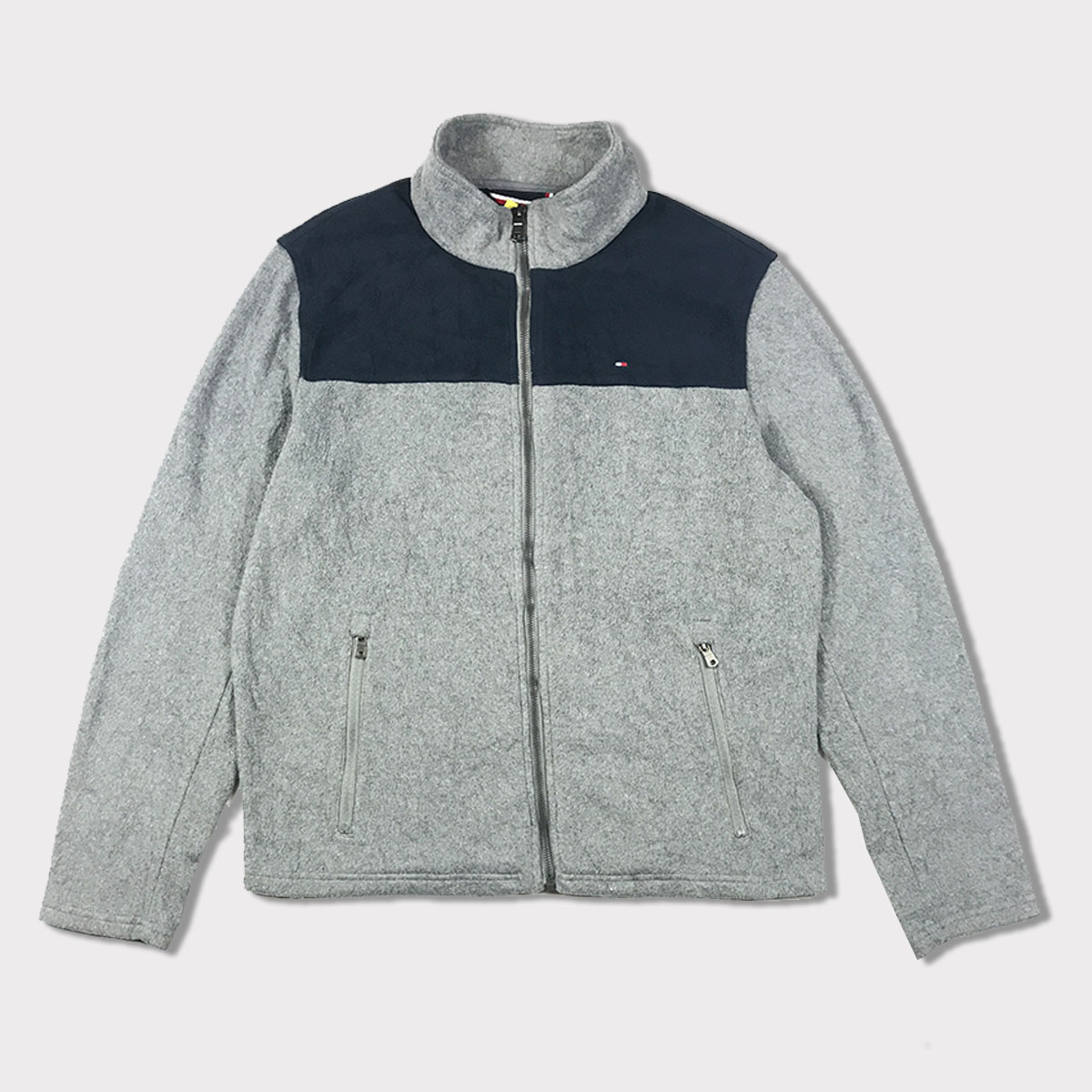 MENS TOMMY HILFIGER FLEECE | NAVY/GREY| MEDIUM