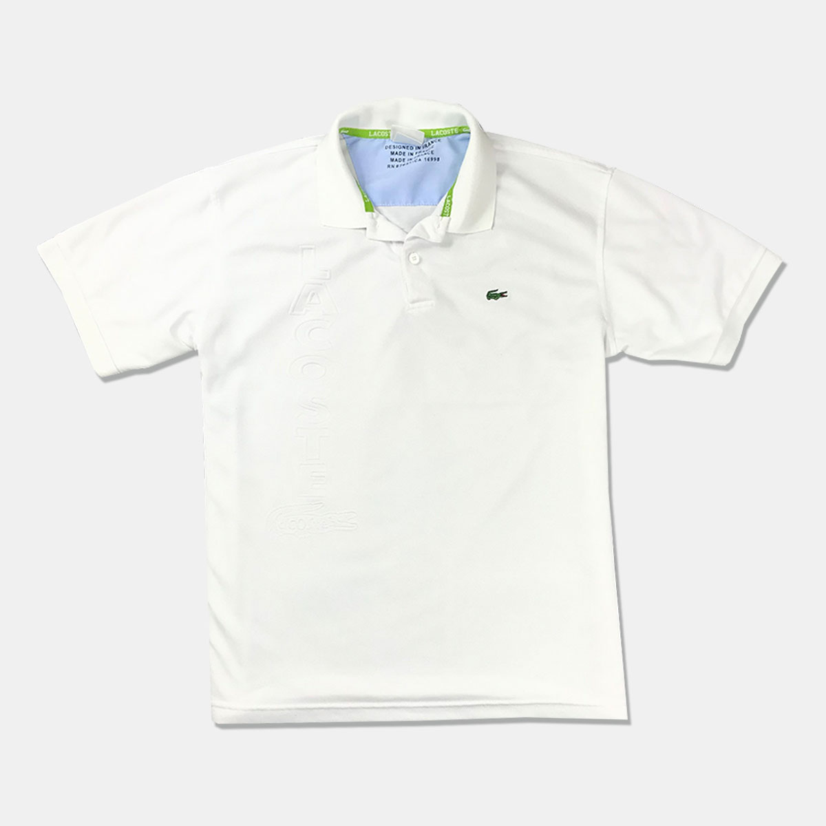 MENS LACOSTE VINTAGE POLO | WHITE | MEDIUM