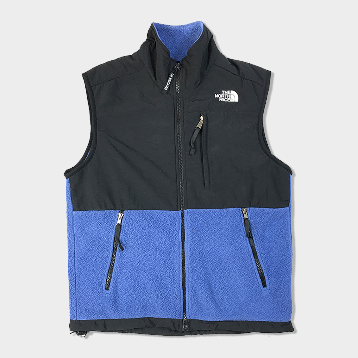 THE NORTH FACE WOMENS DENALI FLEECE VEST | BLUE/BLACK | MEDIUM