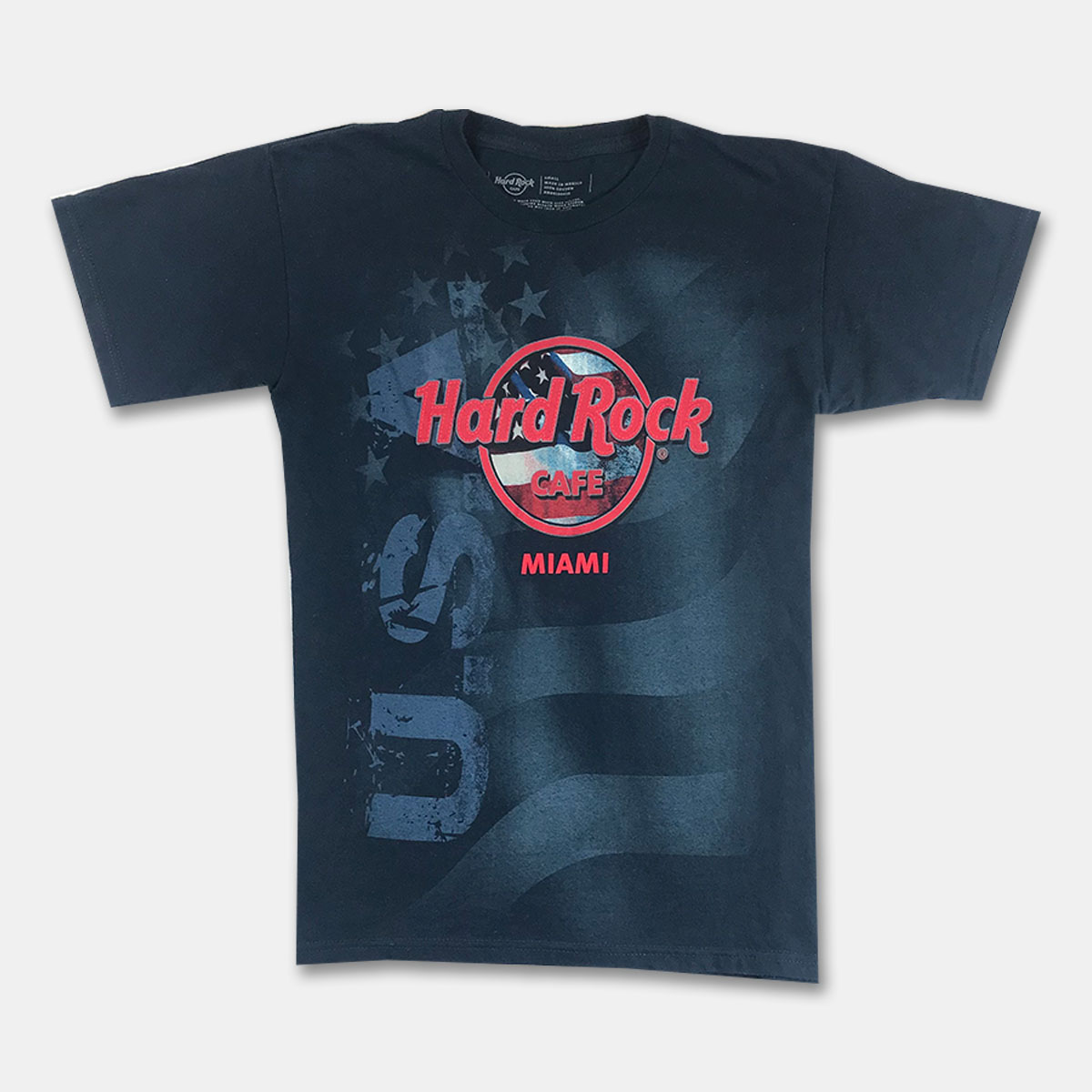 MENS HARD ROCK CAFE ‘MIAMI’ T-SHIRT | NAVY | SMALL