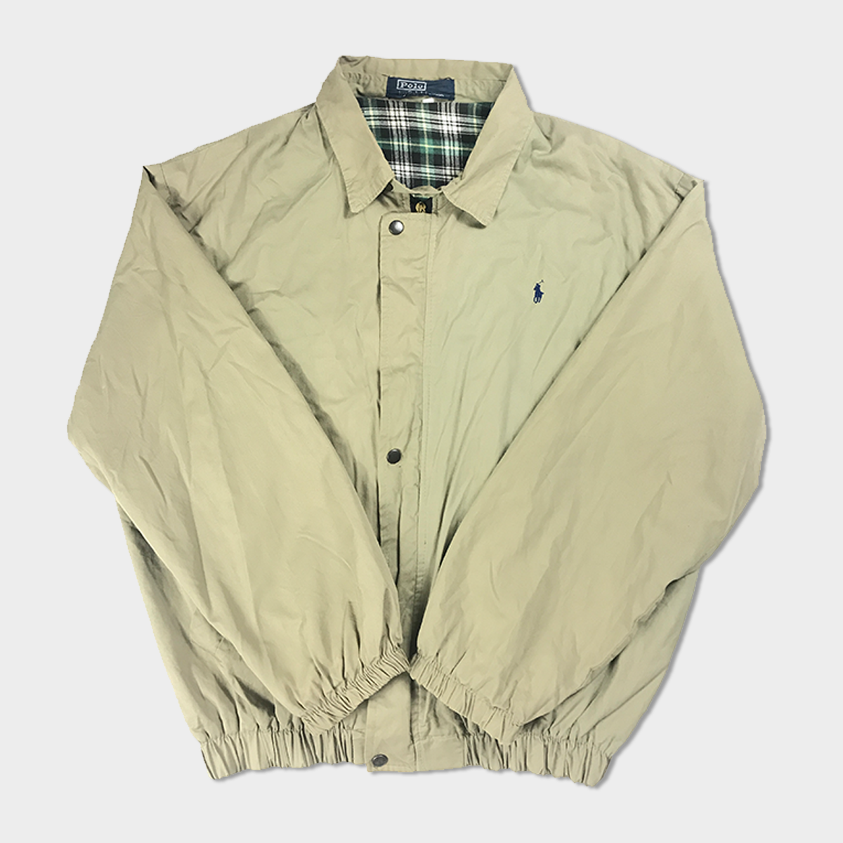 MENS RALPH LAUREN HARRINGTON JACKET | KHAKI | LARGE