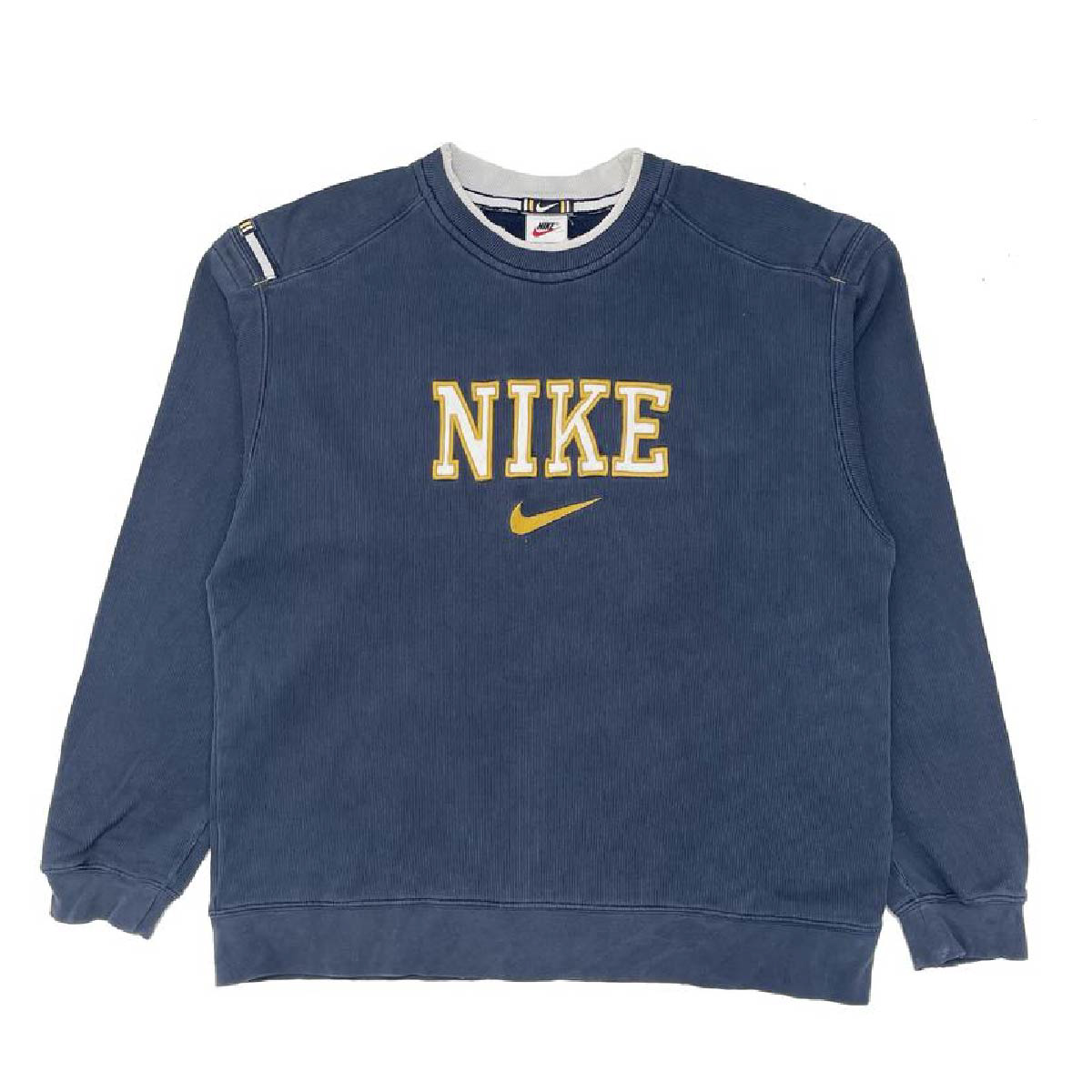 RARE NIKE SPELLOUT SWEATSHIRT | NAVY | MEDIUM