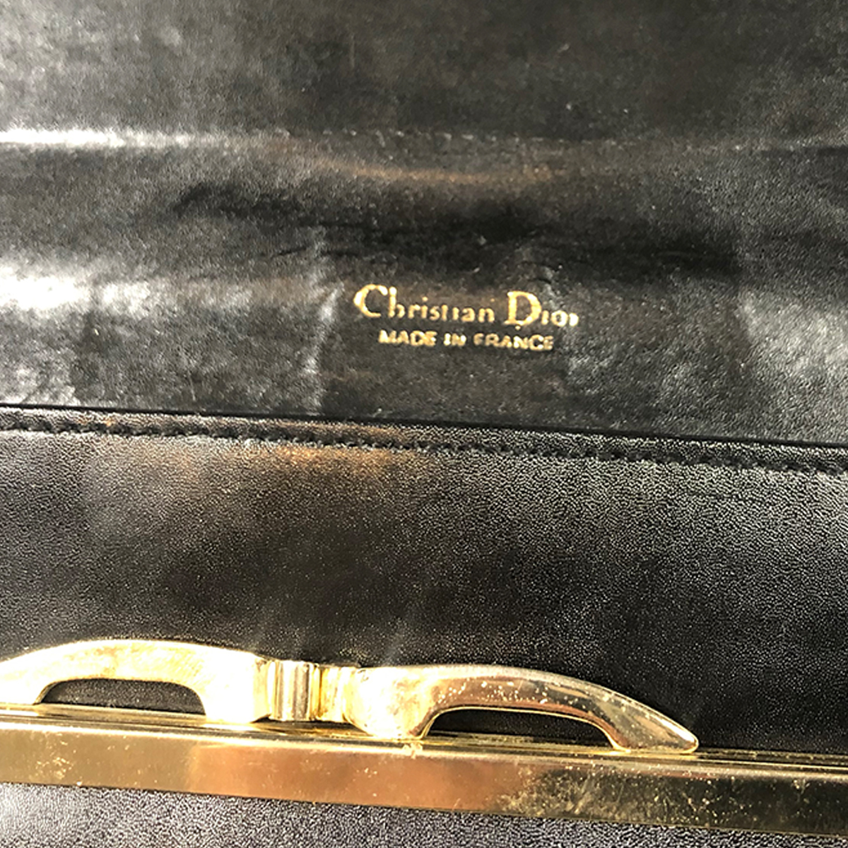 Christian Dior Vintage Leather Crossbody Bag - Black Crossbody Bags,  Handbags - CHR107843