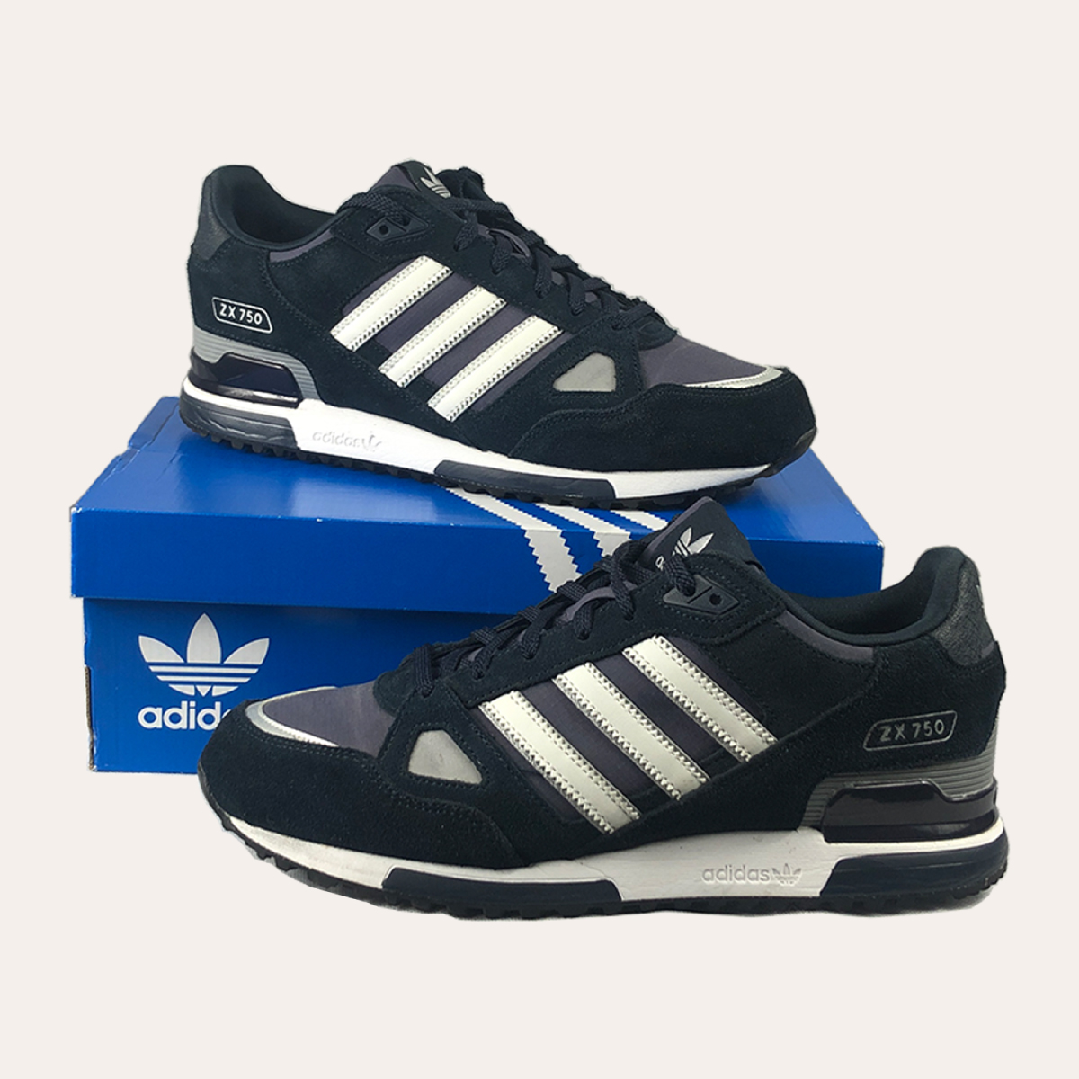 Adidas Originals ZX 750 | Navy/White | UK 9