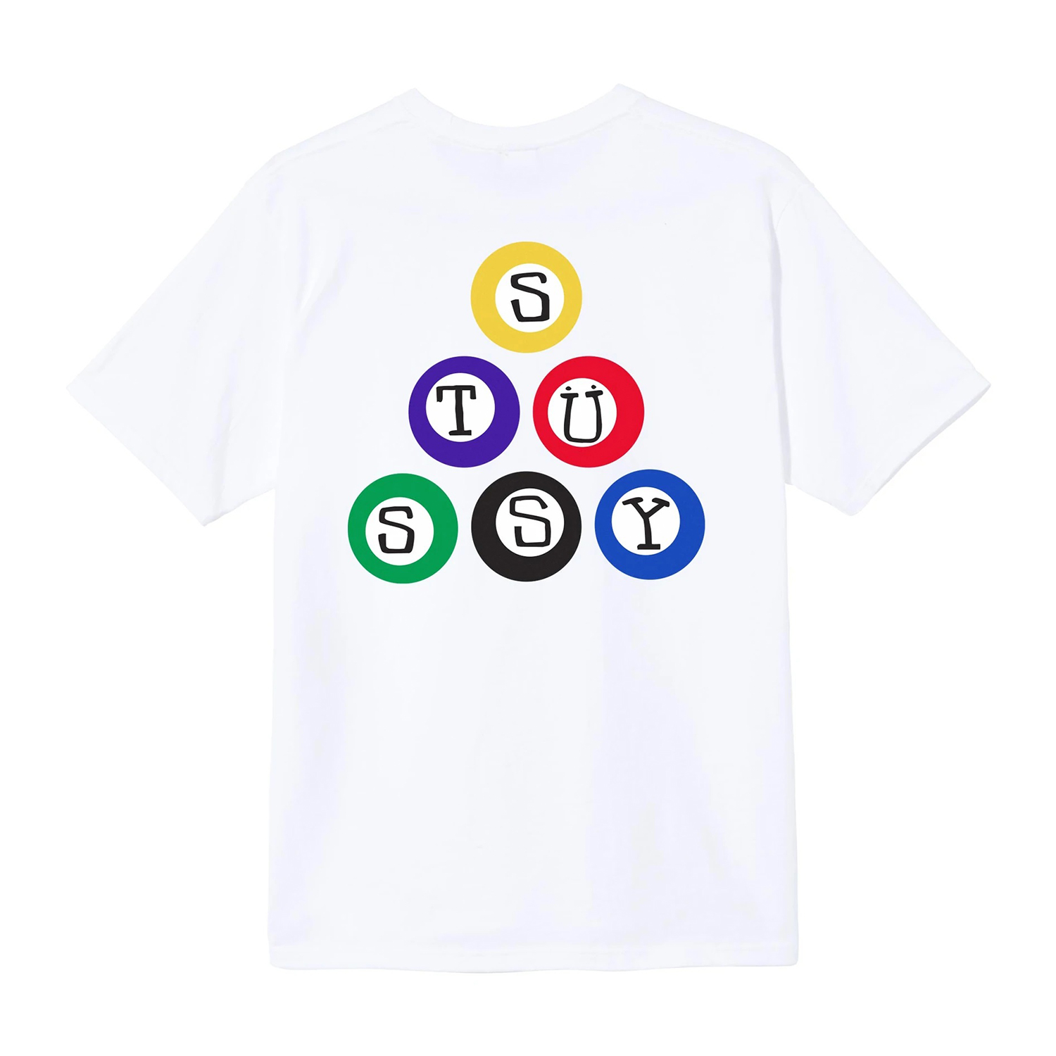 Stussy Billards T-Shirt White | Medium