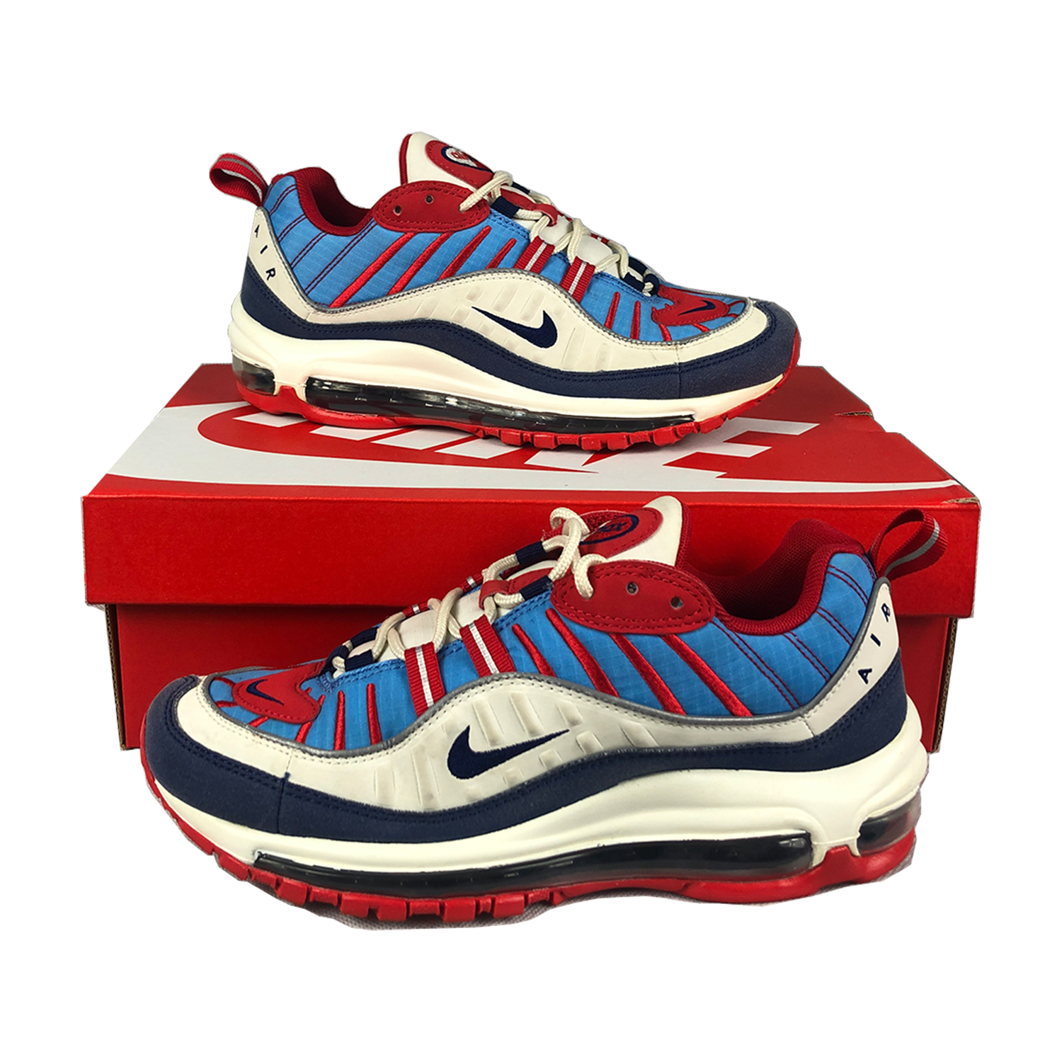 Nike Air Max 98 4th of July Blue Red White UK 5 90sVillage