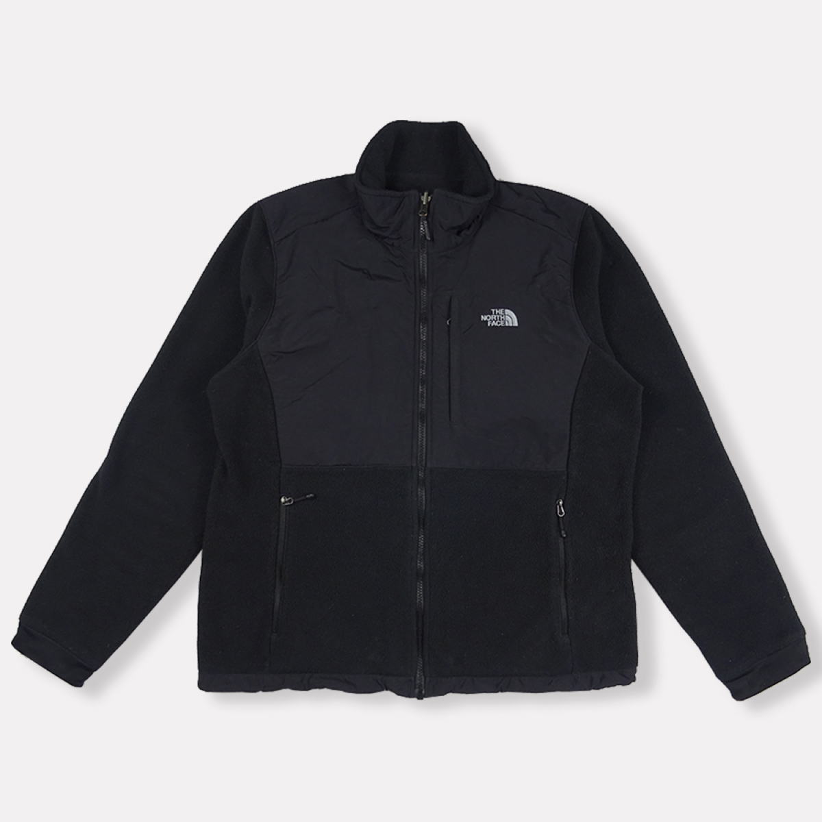 Womens North Face Denali Fleece Jacket | Black (L)