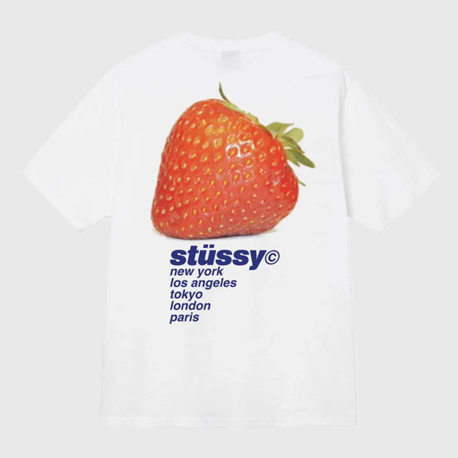 Stussy Strawberry Tee | White/Red (M)