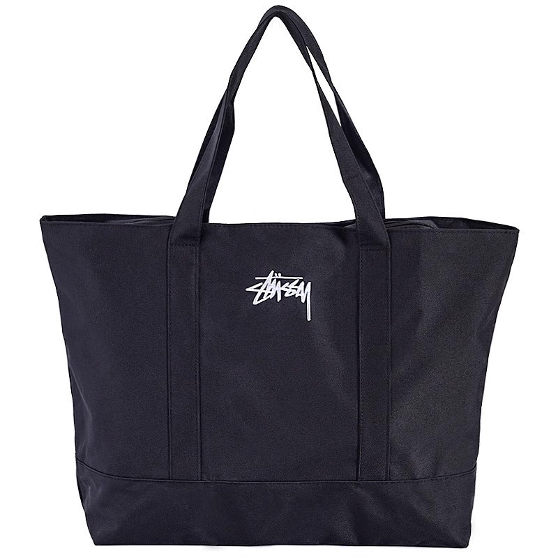 Stussy Women’s Embroidered Oversized Tote Bag | Black