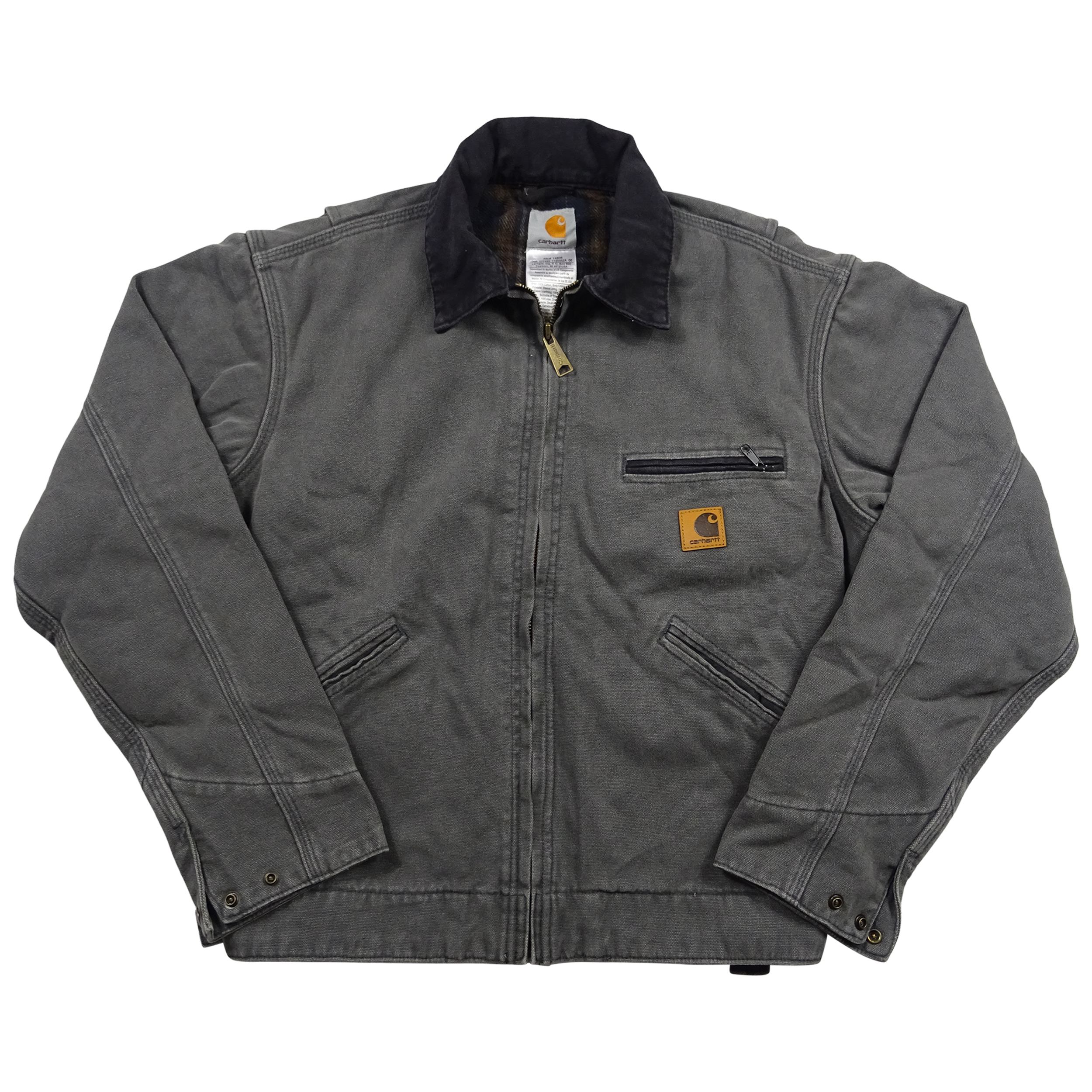 Carhartt Vintage Detroit Fleece Lined Jacket | Petrol Blue (XS)