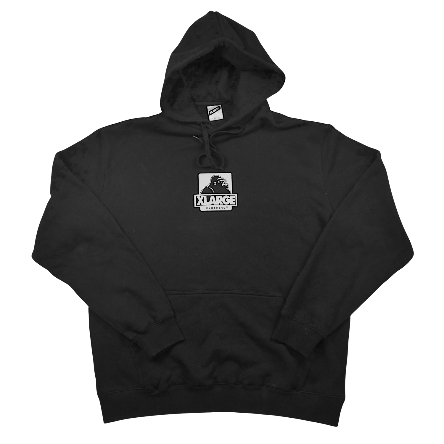 Mens XLARGE Pullover Hoodie | Black (M)