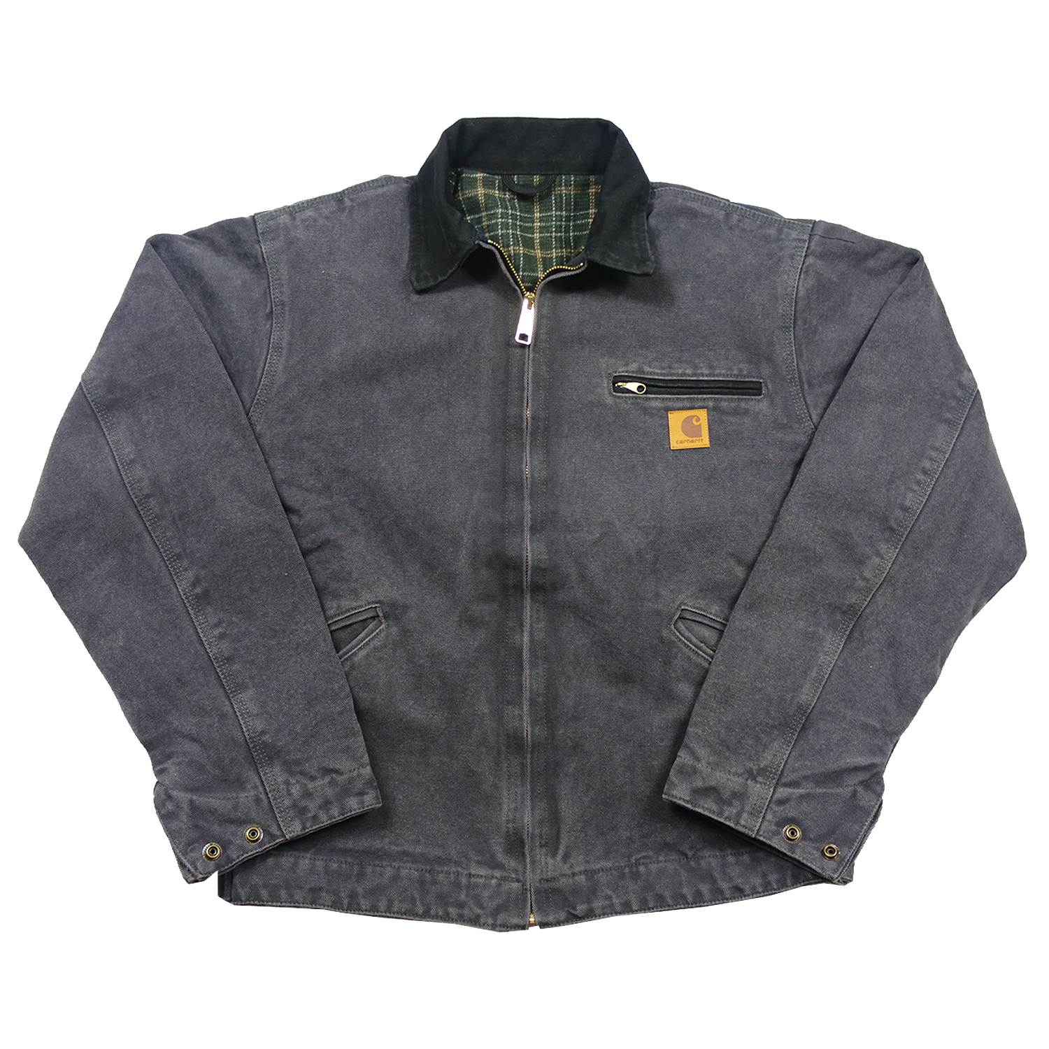 Carhartt Vintage Detroit Fleece Lined Jacket | Dark Grey (M)