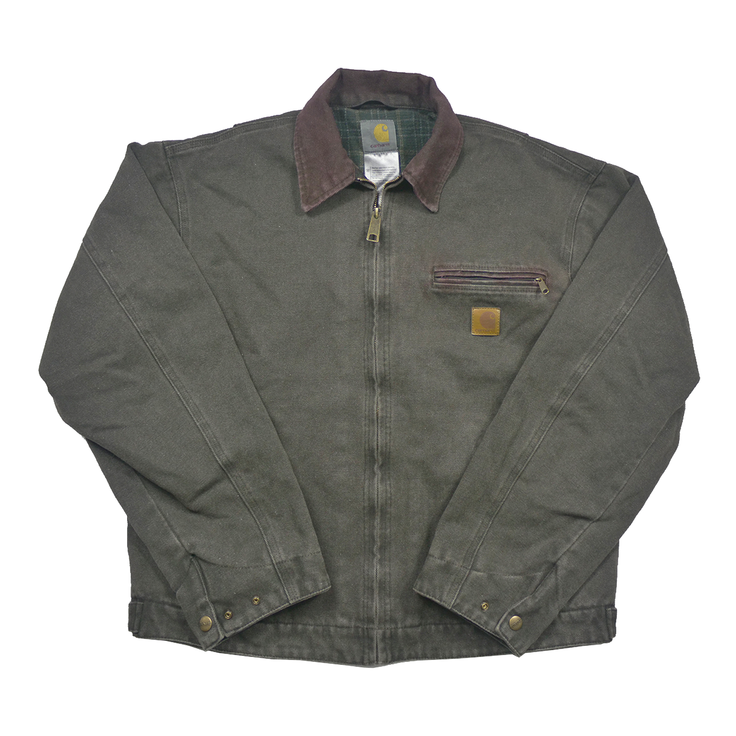 Carhartt Vintage Detroit Fleece Lined Jacket | Moss Green (M)