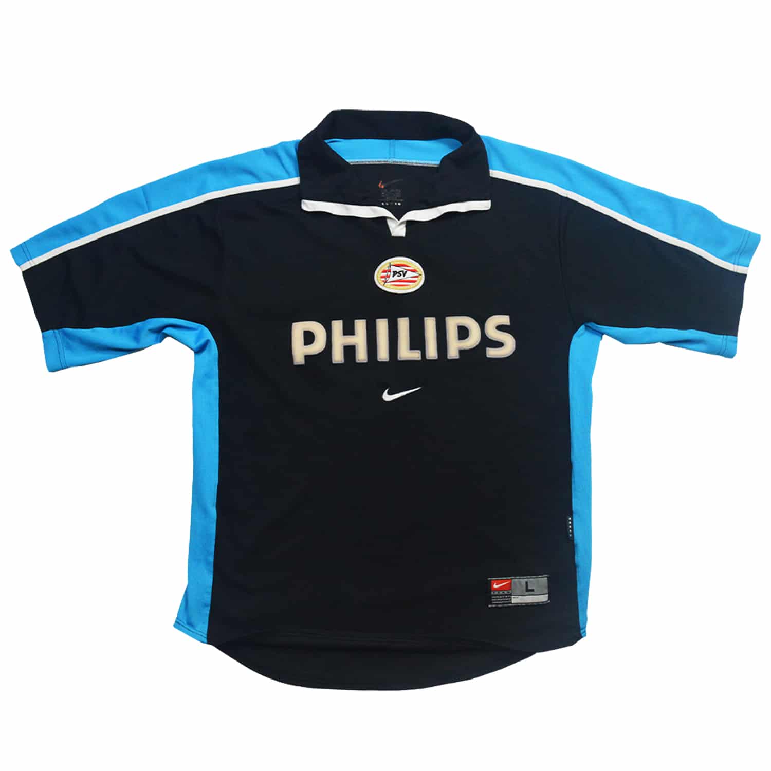 PSV EINDHOVEN AWAY 1999/2000 VINTAGE FOOTBALL SHIRT JERSEY L