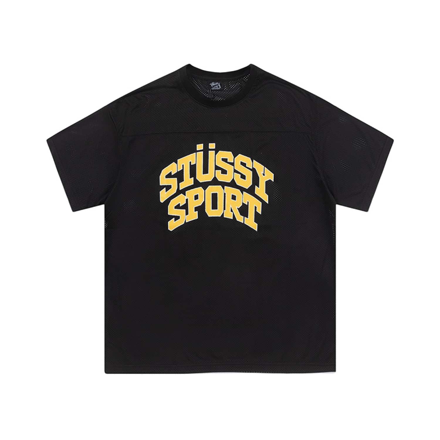 Stussy Sport Football Mesh Jersey | Black/Yellow (M)