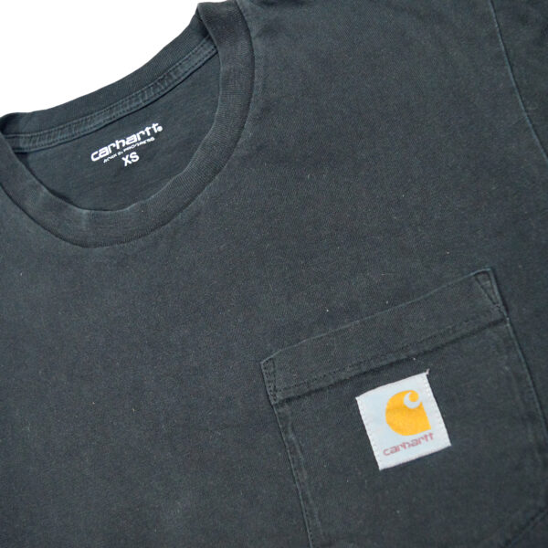 Carhartt Vintage 90s WIP Logo T-Shirt | Black (XS) - Image 2