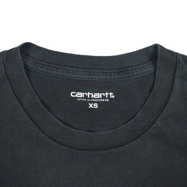 Carhartt Vintage 90s WIP Logo T-Shirt | Black (XS) - Image 3